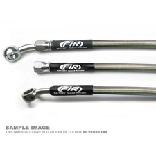 HOSE FRONT BRAKE SILVER / BLK