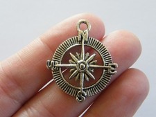 12 Compass pendants antique