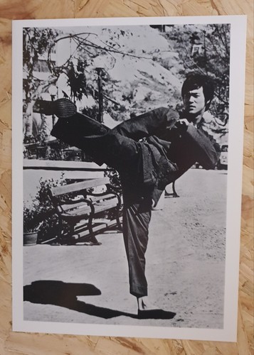 Bruce lee w - b&w, photo