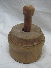 Antique Wooden Butter Pat Mold