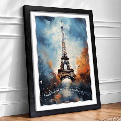 Eiffel tower modern framed - tower,
