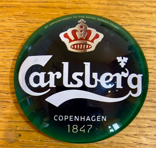 Carlsberg beer pump badge - beer,