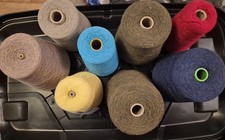 Job Lot Machine Knitting Yarn Lambswool