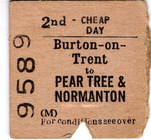 Railway ticket b t c - ticket:, b.t.c