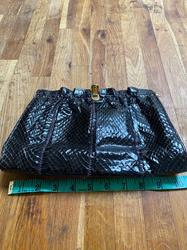 Vintage brown snakeskin - vintage,