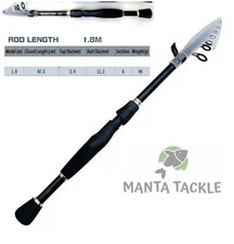 NEW 1.8m 6ft Telescopic Carbon