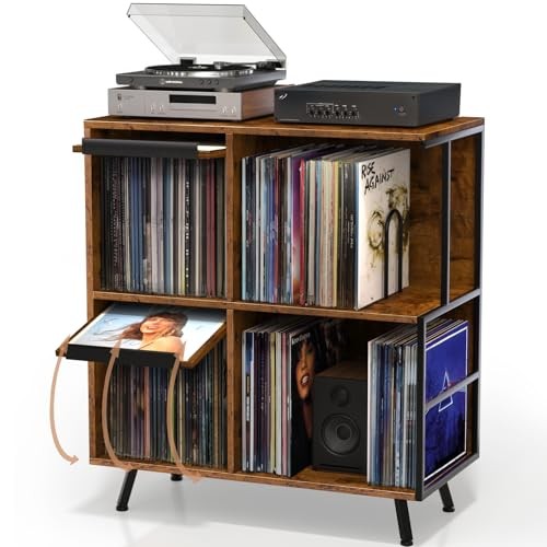 Tier flip top record player - 3,