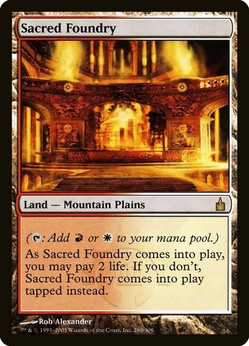 Sacred foundry ravnica - foundry,