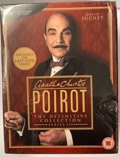 BNIB POIROT Agatha Christie Series 1-13 DVD Box Set Sealed - CG B52