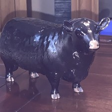 Beswick Approved By The Aberdeen Angus Cattle Society Cow Figurine