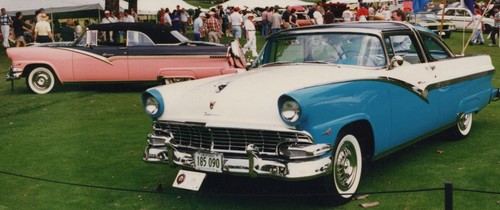 1956 ford fairlane blue - fairlane,