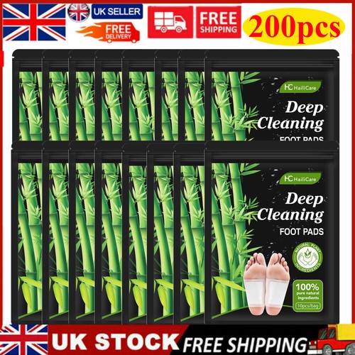 200pcs bamboo detox foot - 200pcs,