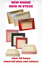 Clear Lid Boxes Empty Pick and