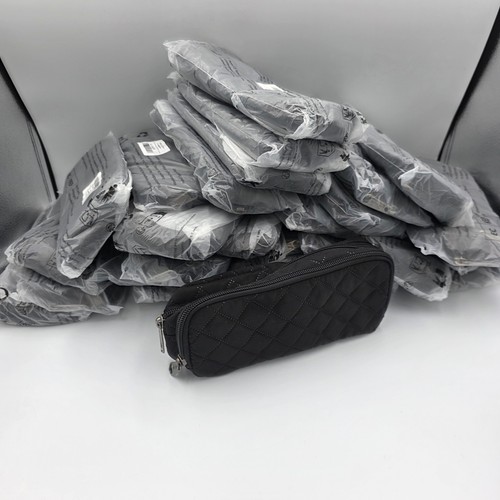 30x black quilted double zip - quilted,