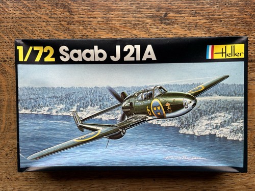 Heller 72nd scale saab j - 1/72nd, ,saab