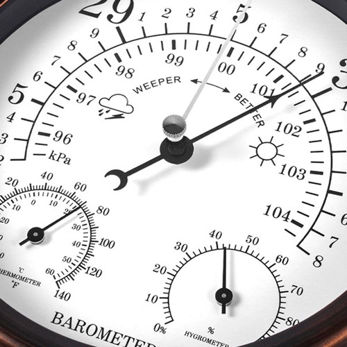 Barometer hygrometer - 3, in