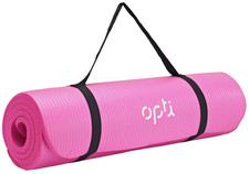 Yoga Exercise Mat Pink 173x61cm-12mm Thick Foam Exercise Mat-NEW But Bit Dented