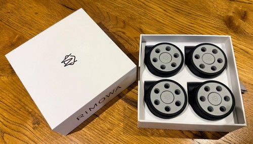 Rimowa suitcase wheels grey - suitcase, wheels,
