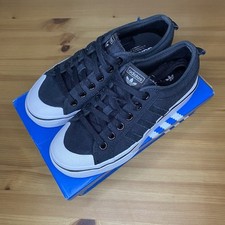 Adidas Originals Nizza Black White Women’s Trainers Size 5 UK HQ6238 IN BOX
