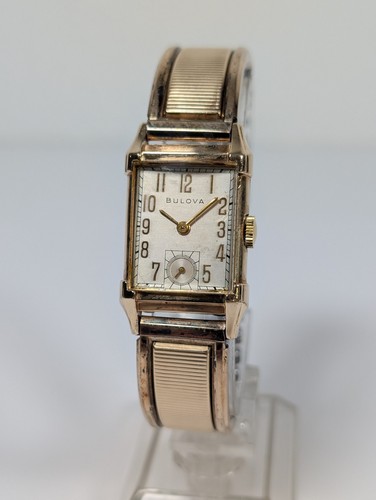 Vtg bulova statesman - statesman, 10k
