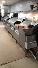 Fish Range, Frying Range, Fish And Chips, Fryer, Hopkins 5 x pan wall range 