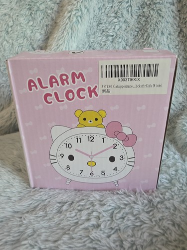 Kitty cat alarm clock - kitty,