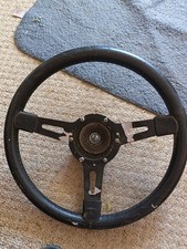 Mountney GT Leather Steering Wheel 13 inch with 36 spline boss included 