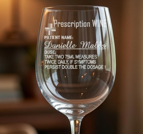 Personalised engraved wine - engraved,