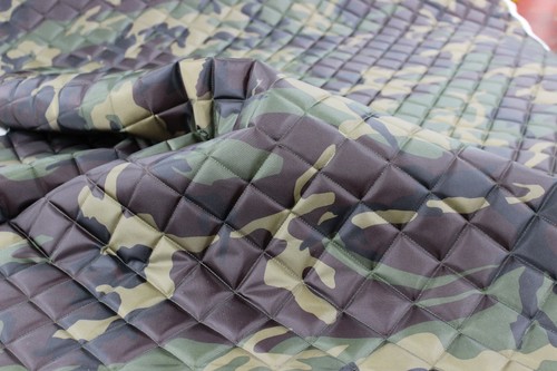 Box quilted fabric showerproof - box,