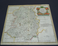 Antique map of Shropshire by