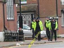 Photo 12x8 The Remembrance Day Procession at Tring (2) The Police pass the c2015