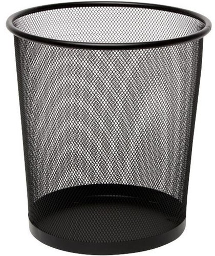 Metal waste paper bin - waste, for