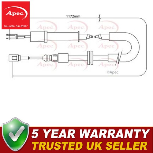 Apec rear hand - apec, brake