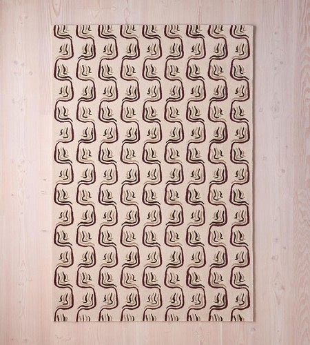 Hand tufted wool - rug, 8x10