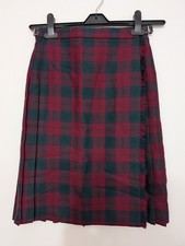 Traditional Ladies 100% Wool Kilt by Border Kilts Tartan size 12