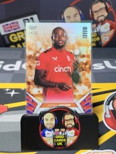 Jofra Archer 16/25 Orange - Topps England Cricket Set 2024