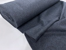 Navy Wool Fabric Winter Coat