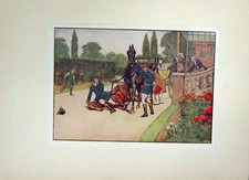 Old Antique Print Black Beauty