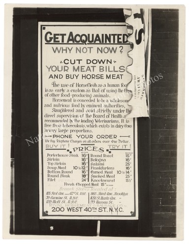 C1918 wwi era - c1918, meat