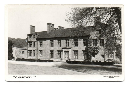 Antique postcard chartwell - antique,