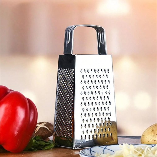 Stainless steel box grater - 1x,