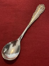Vintage Silver Plated English Gadroon Pattern Mustard Spoon c.1970’s
