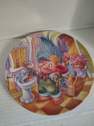 1993 crestley troll plate - crestley,