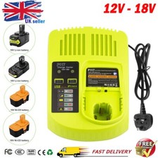 P117 Fast Charger for Ryobi ONE+ P108 Li-ion Ni-cad Ni-Mh Battery 12-18V UK
