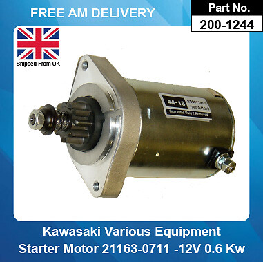 Starter motor for - cub, cadet