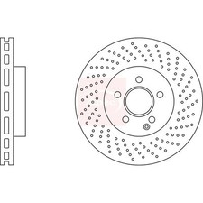 Brake discs vented - 2x,