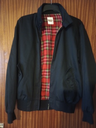 Black harrington jacket - harrington,