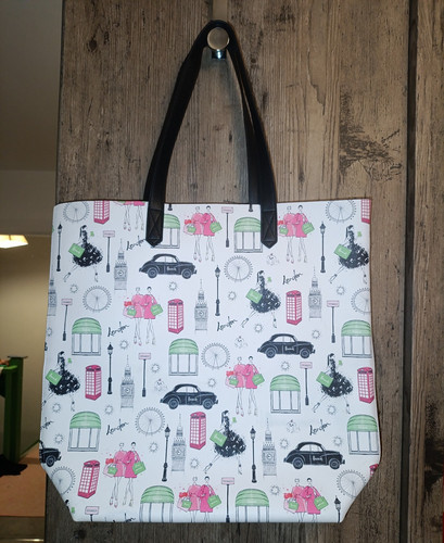 Harrods city aop medium tote - harrods,