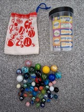 Kids Marble Reward System, Marble Reward Jar, Marble Storage Bag And Marbles.