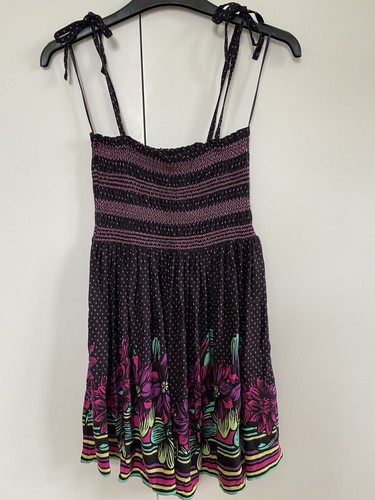 Oasis black purple polka dot - black/purple,